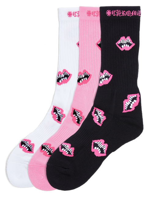 Chrome Hearts Chomper Socks 3-Pack