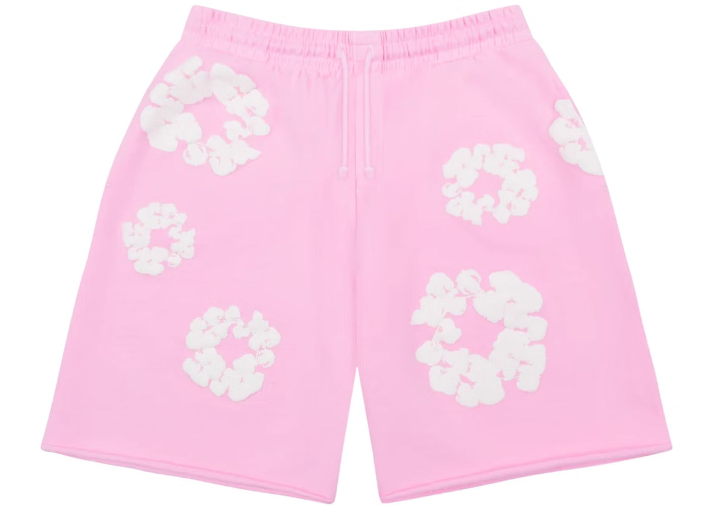 Denim Tears Cotton Wreath Shorts Powder Pink
