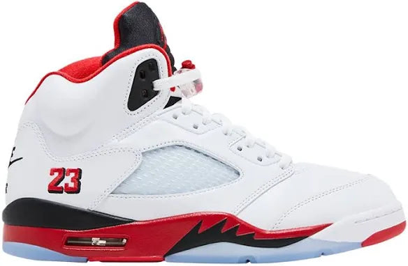 Air Jordan 5  Fire Red Black Tongue