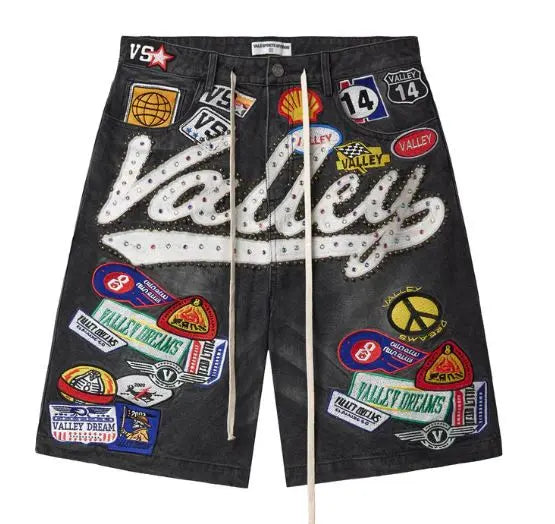 Vale Forever 1980s Jorts - Black
