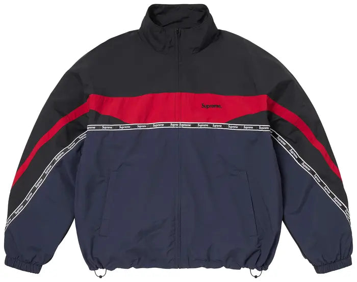 Supreme Logo Taping Tracksuit 'Navy