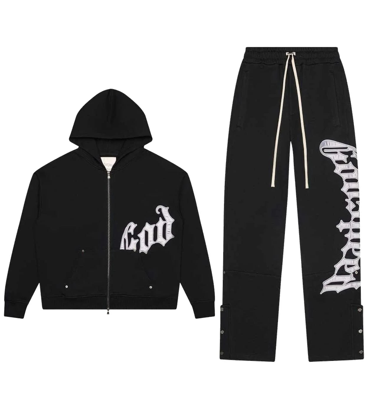 GODSPEED OG LOGO V2 JOGGING SET Black/Silver
