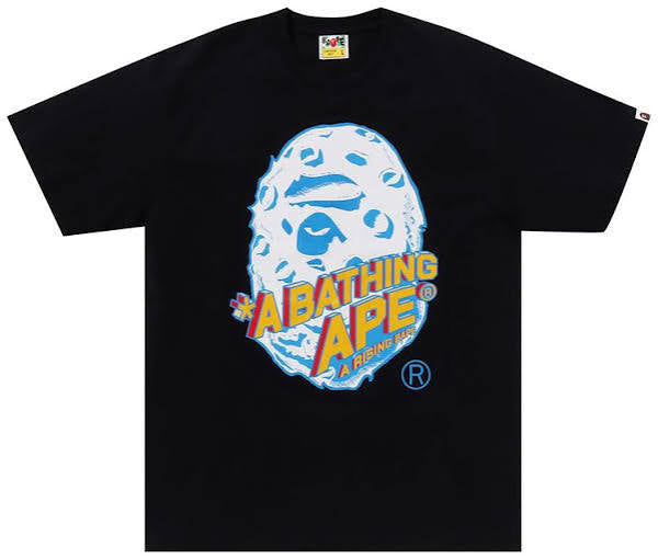 Bape Moon Ape Head T-Shirt Black