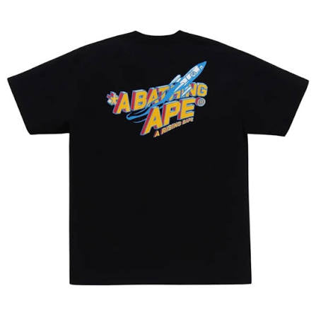 Bape Moon Ape Head T-Shirt Black