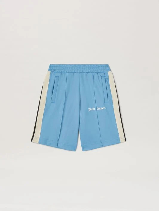 Palm Angels Track Shorts Dusty Blue