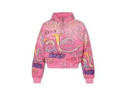Vale Forever 'BubbleGum' Zip Up Hoodie