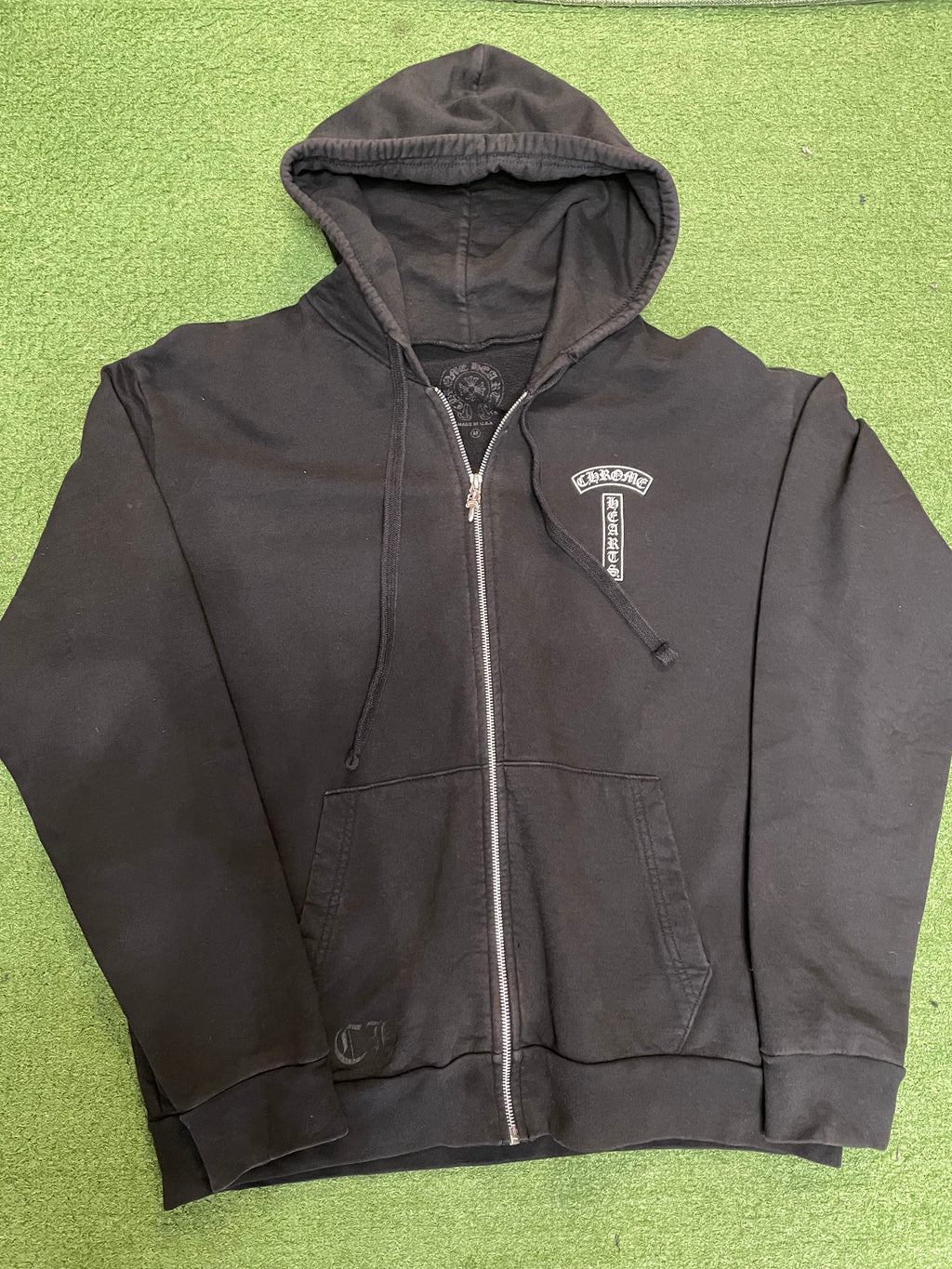 Chrome Hearts T-Bar Zip Up Hoodie
