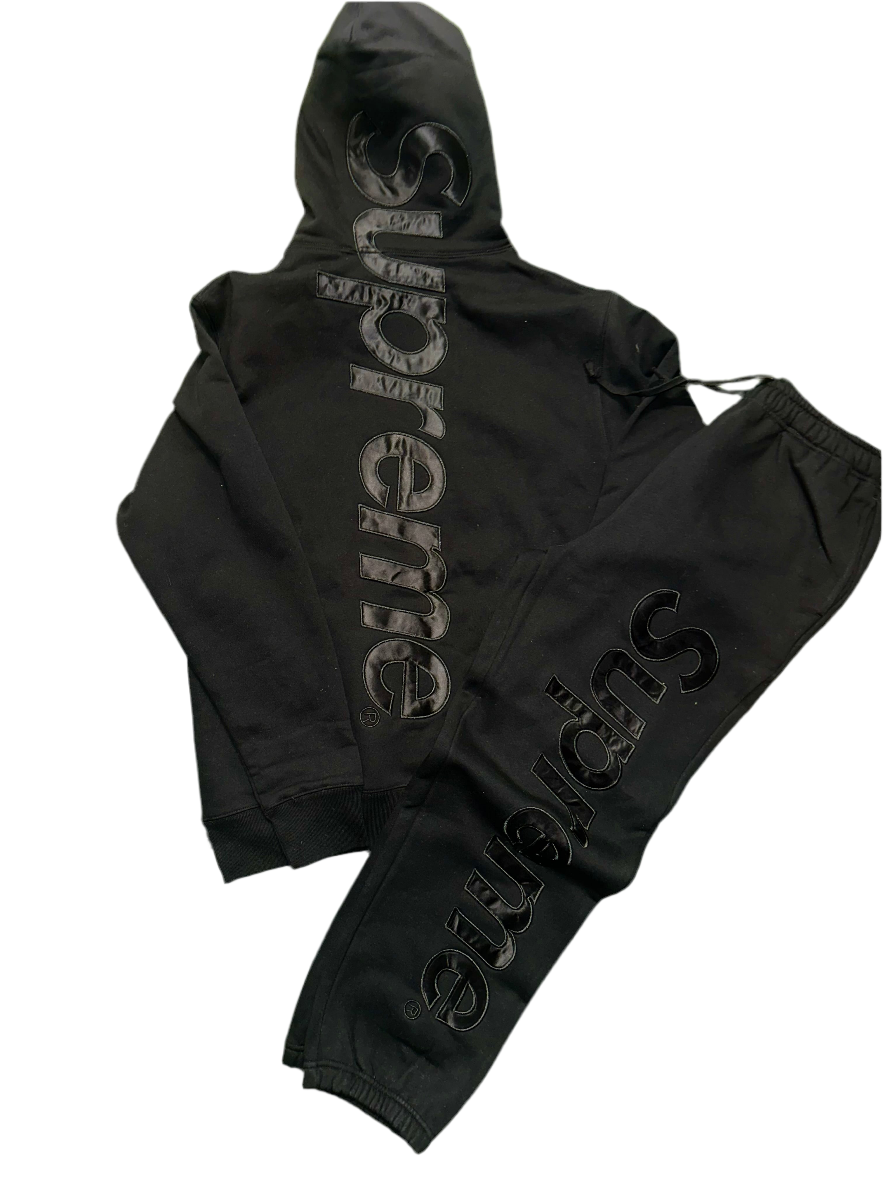 Black Supreme Appliqué Set
