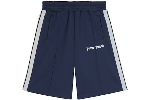 Palm Angels Track Shorts Navy Blue
