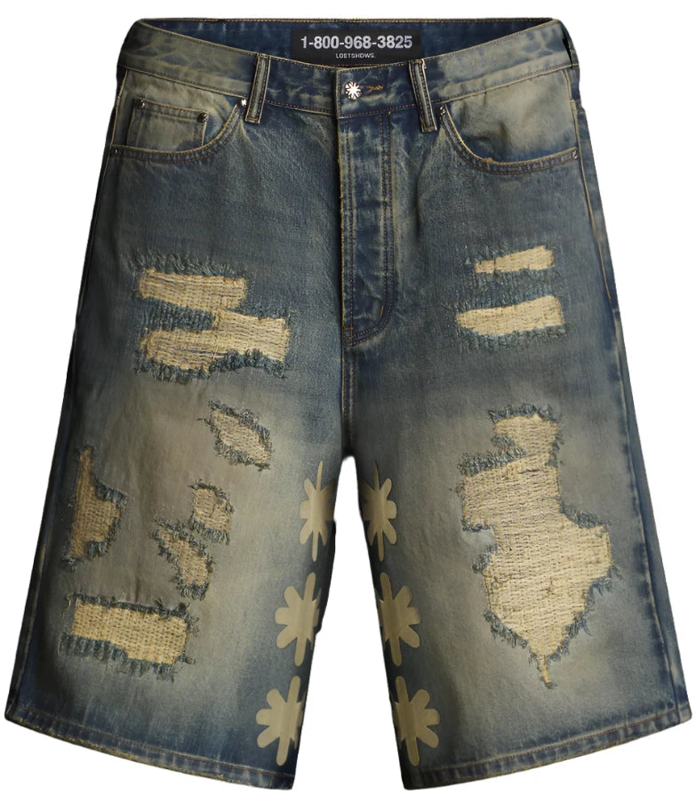 Lost SHDWS DSTRY DENIM SHORT