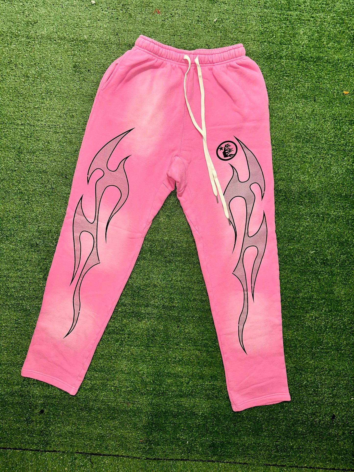 Hellstar Future Flame Sweatpants Pink