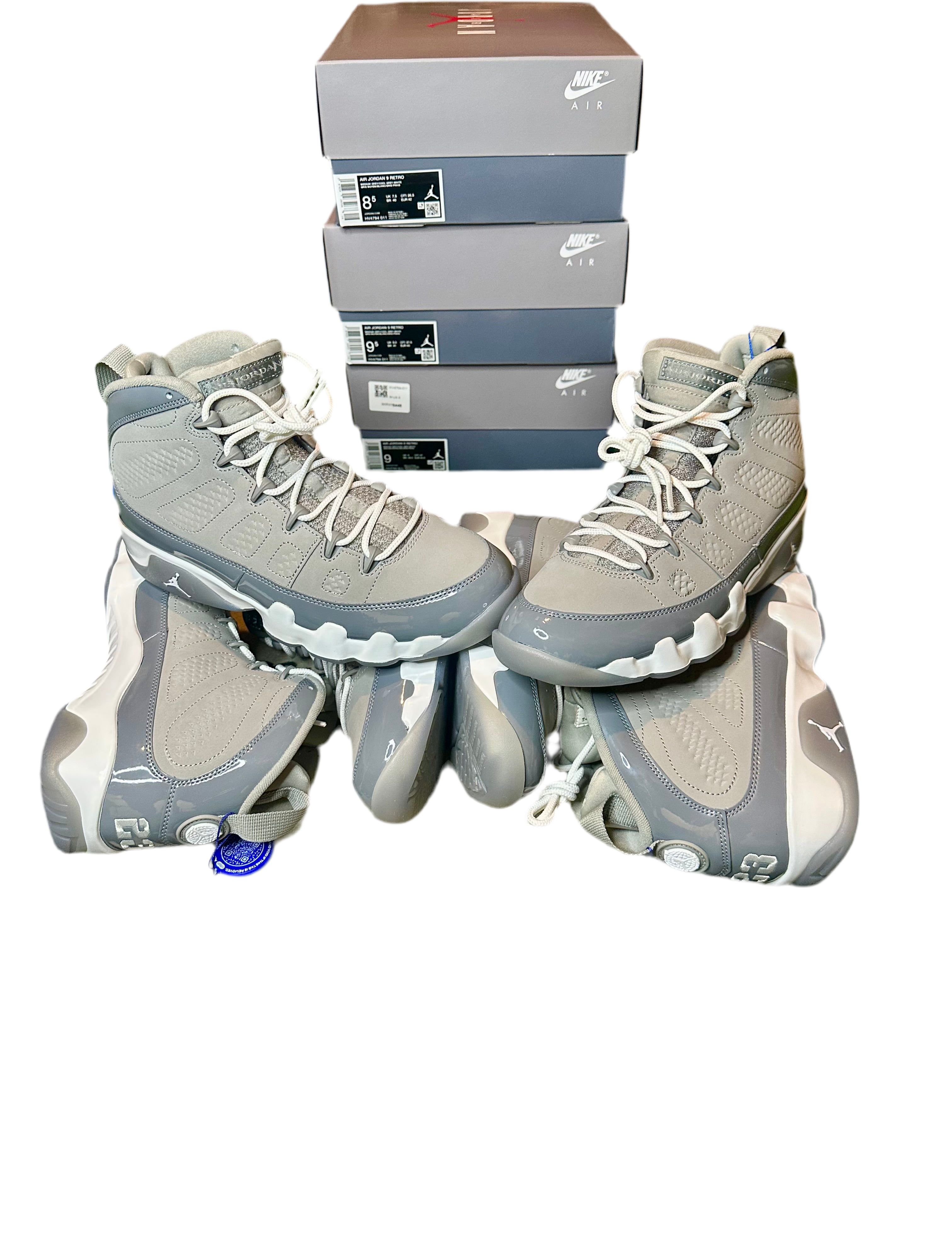 Cool Grey Jordan 9