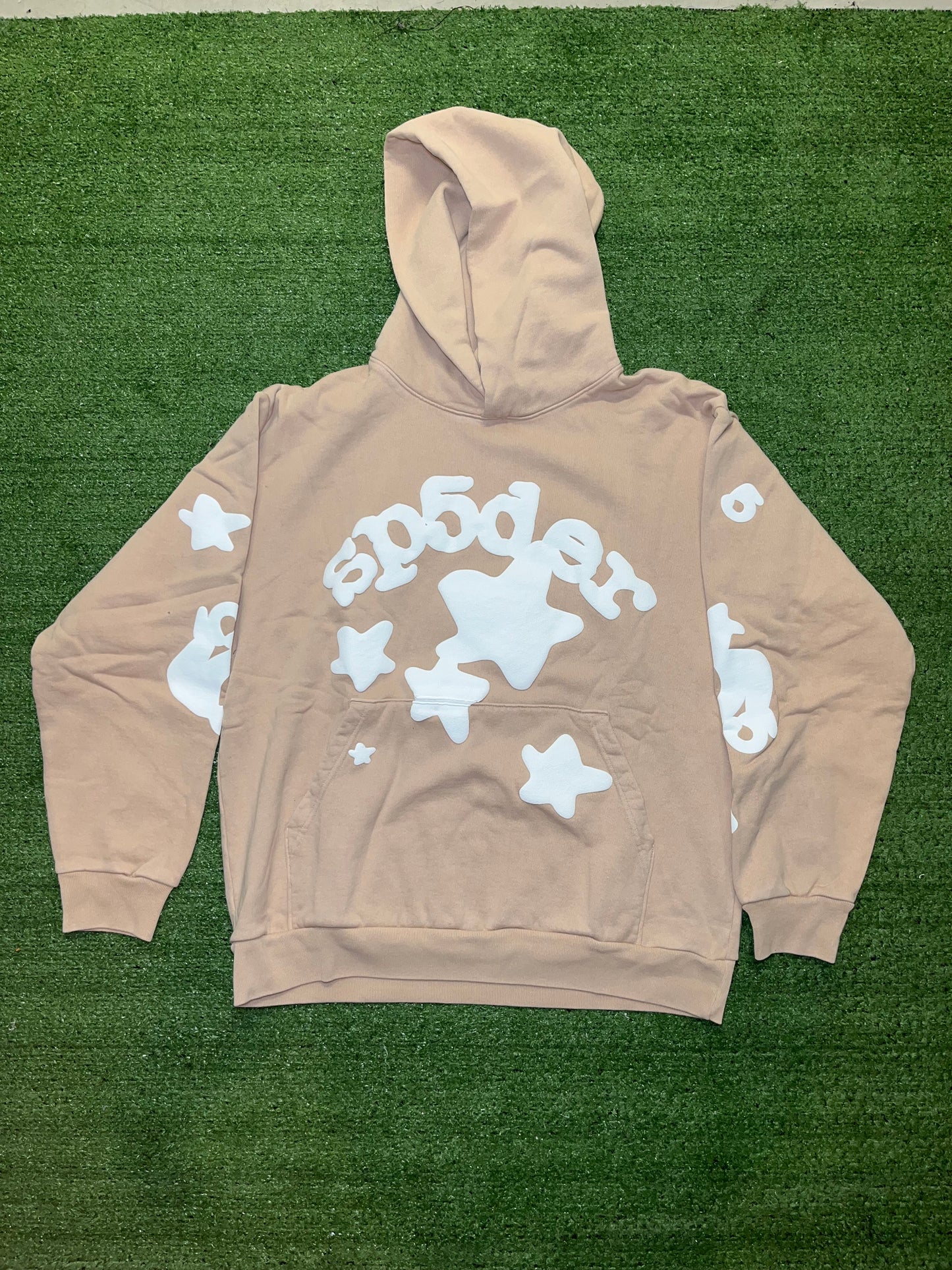 Sp5der Beluga Hoodie Tan