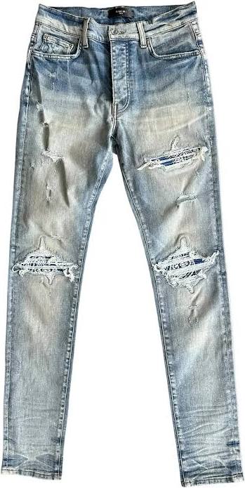 Amiri MX1 Bandana Jean - Clay Indigo