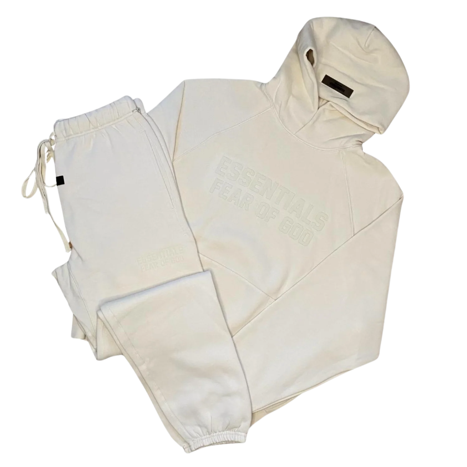 FEAR OF GOD ESSENTIALS JOGGING SET 'EGG SHELL'