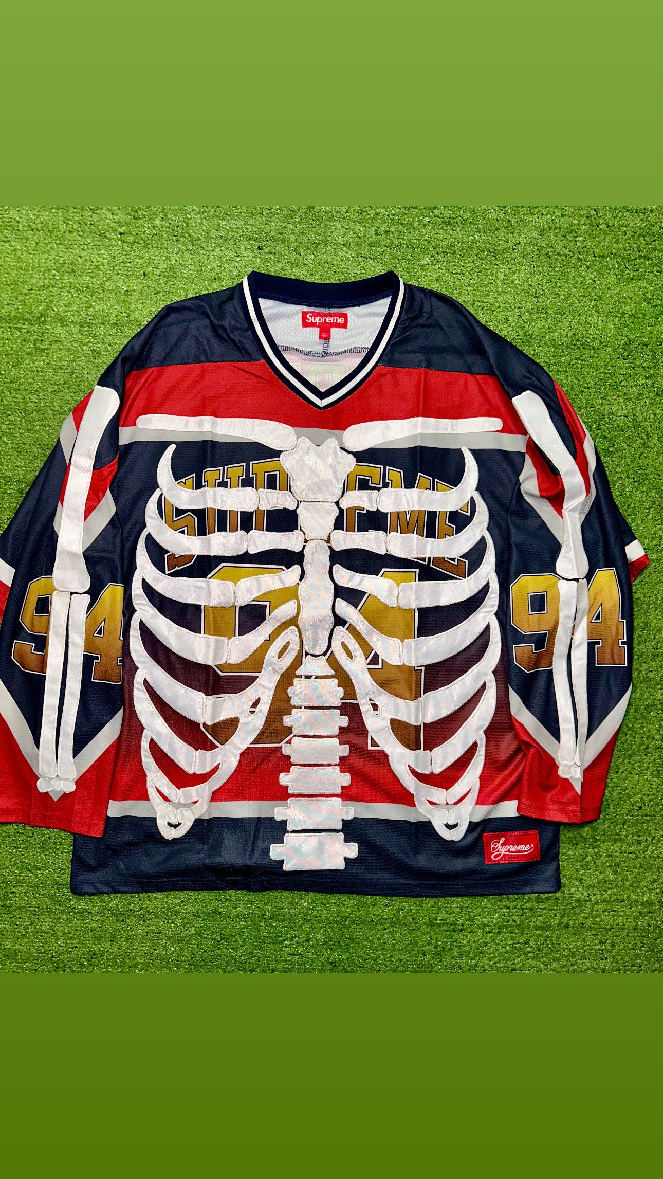 Supreme Bones Hockey Jersey