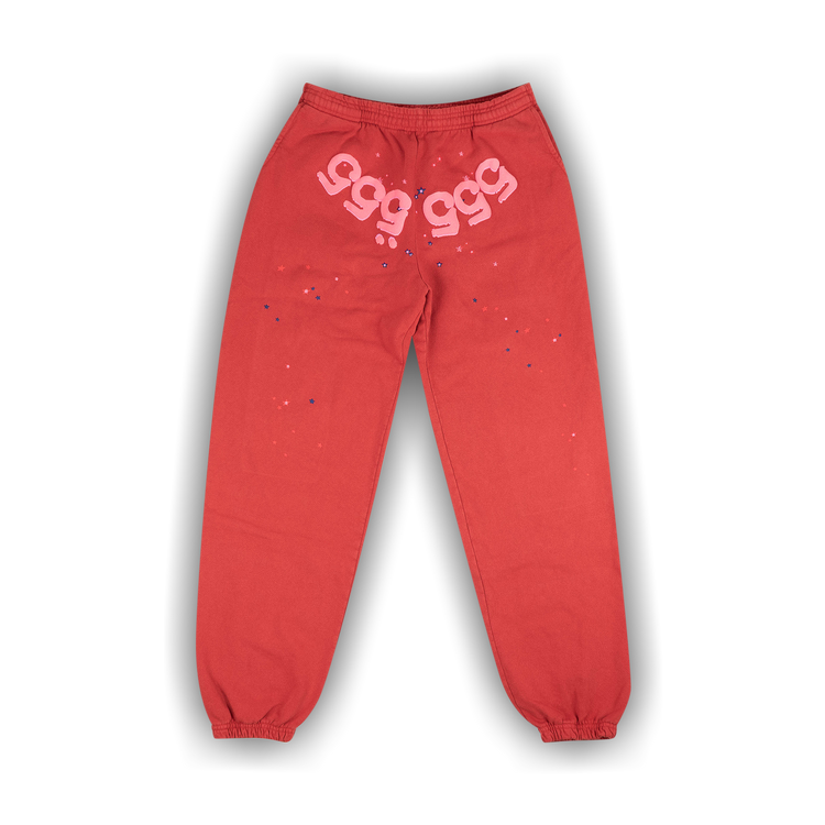 Red Sp5der 555 Sweatpants