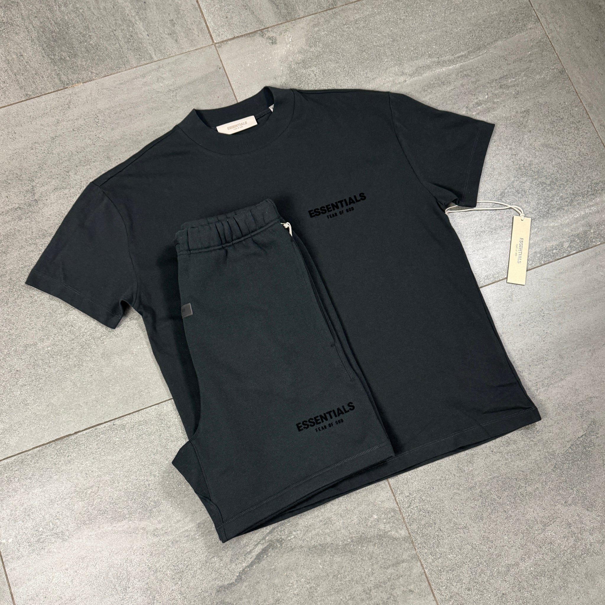 Fear Of God Essentials T-Shirt / Shorts / Set - Black