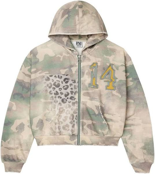 Vale Forever Cheetah Camo Zip Up