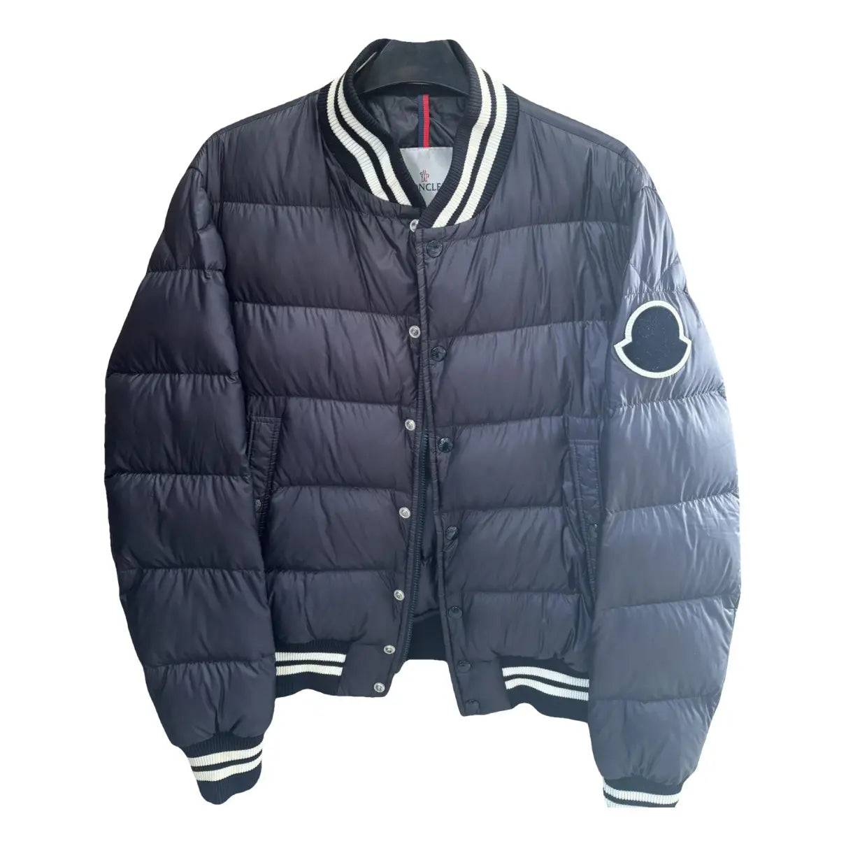 Blue Moncler Bomber Jacket