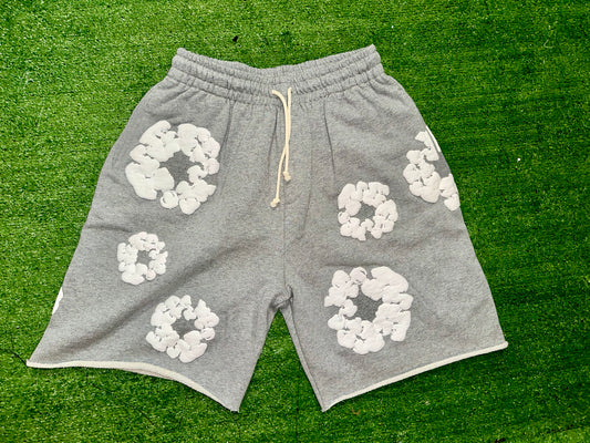 Denim Tear Shorts Grey