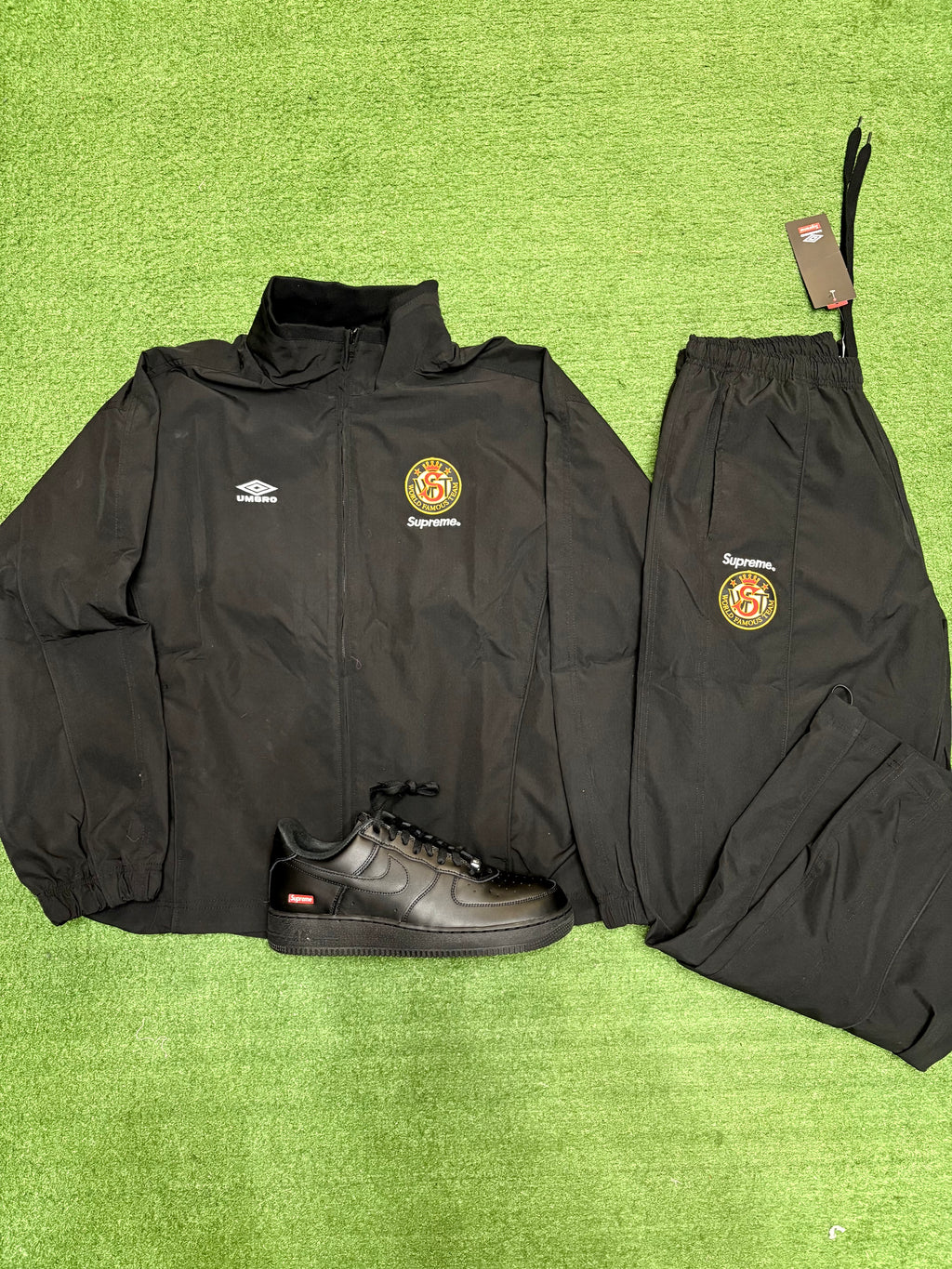 Supreme Umbro Cotton Ripstop Track Suit (SS26) Black