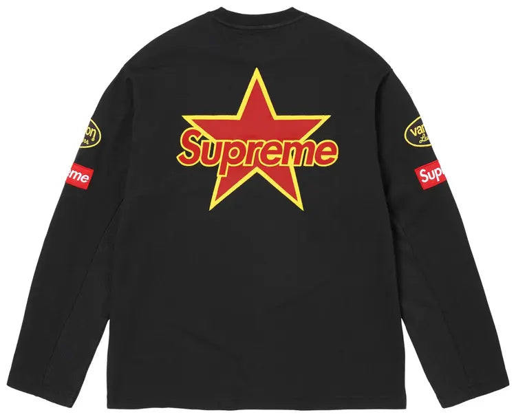 Supreme x Vanson Leathers Long-Sleeve Top 'Black’