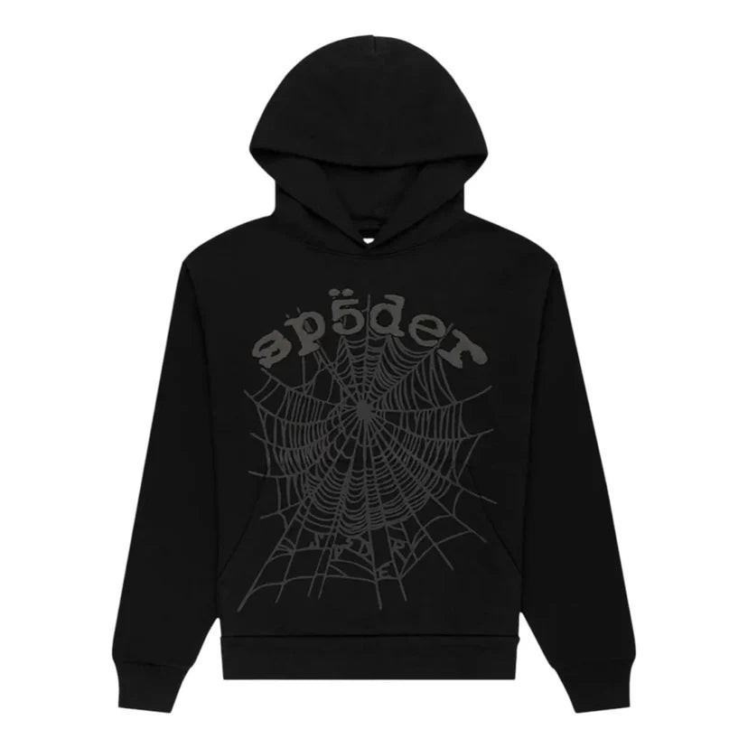 Sp5der Phantom Web Hoodie 'Black'