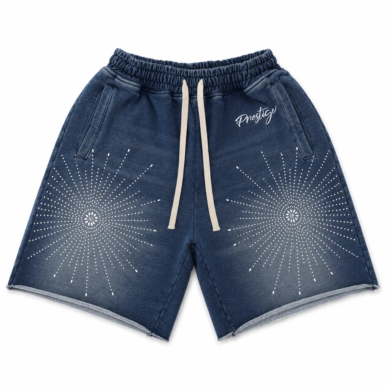 Prestige Blue Star Rhinestone Shorts