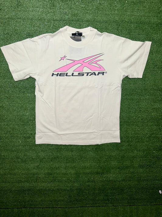 Hellstar Logo T-Shirt Pink