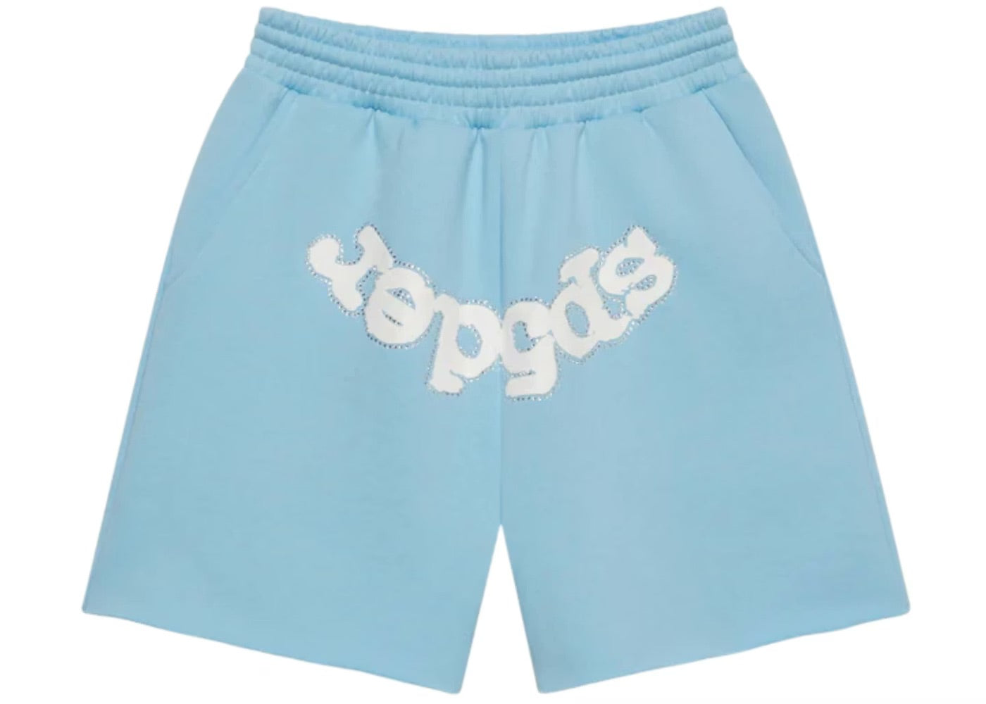 Sp5der OG Web Shorts - Sky Blue