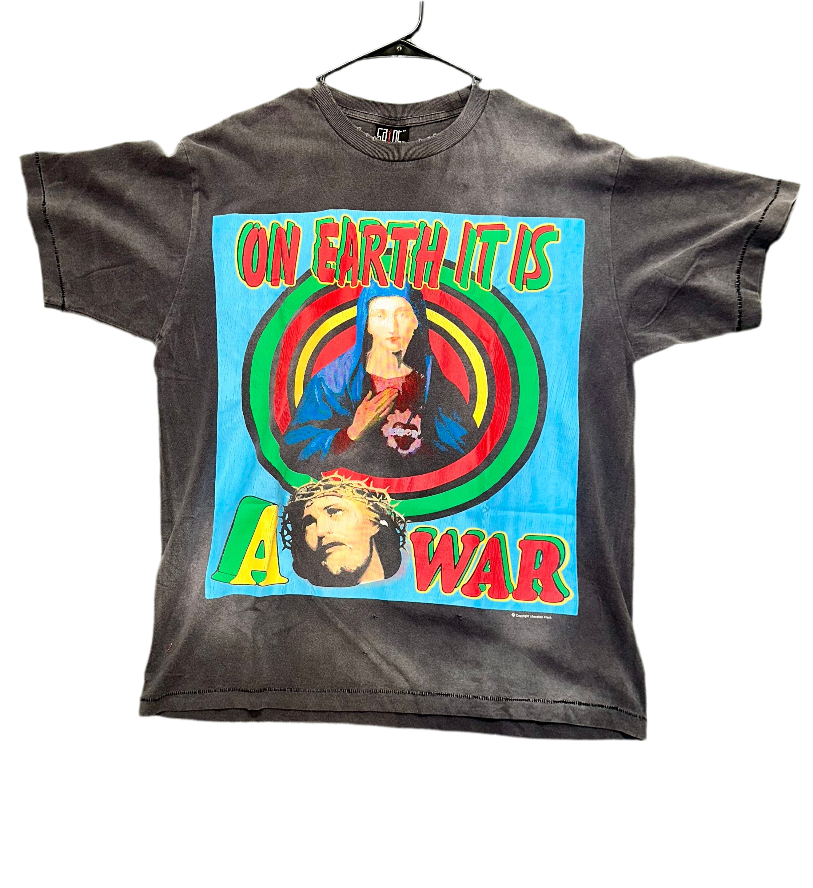 Saint Micheal Earth Is War T-Shirt