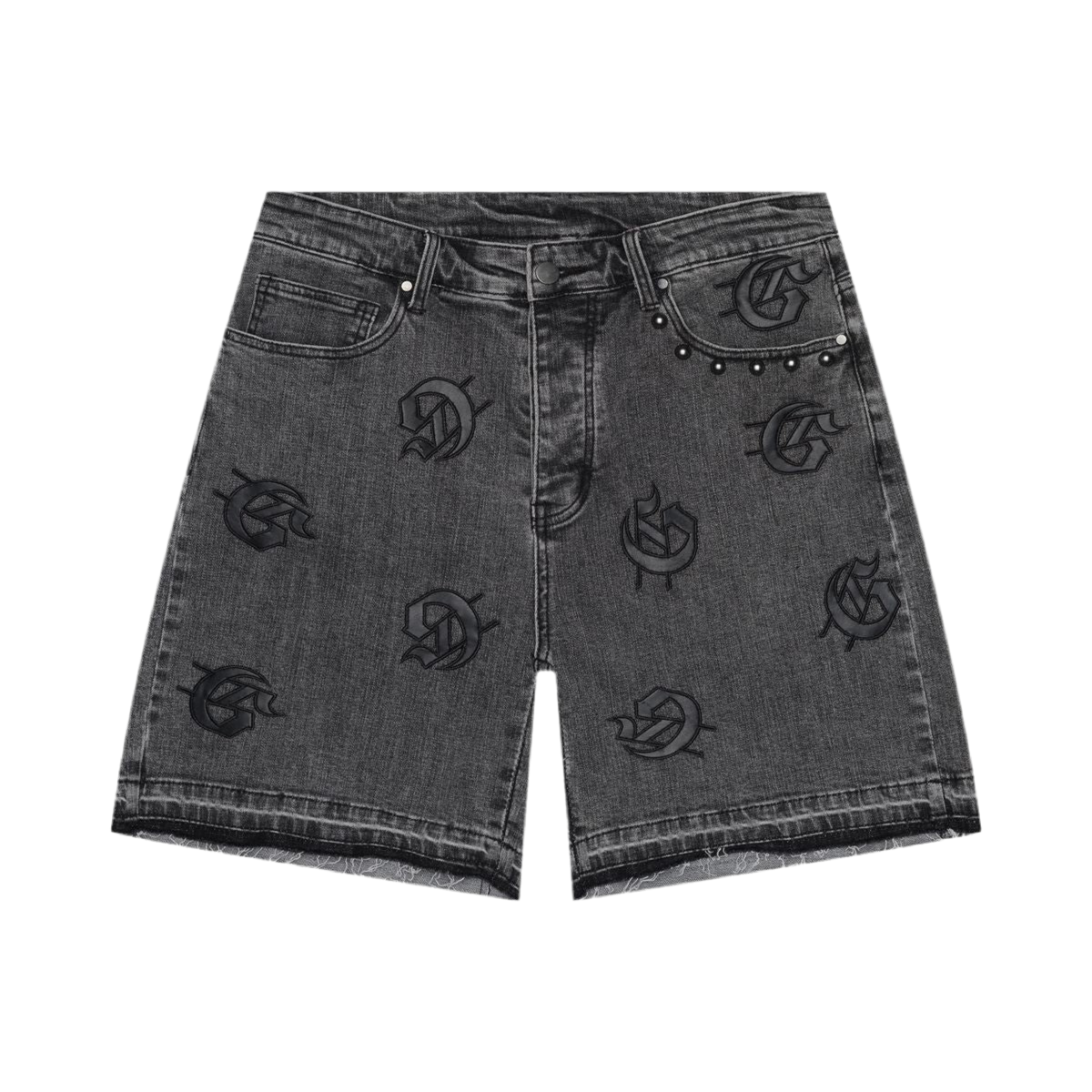 Godspeed Infinity Denim Shorts Faded Grey