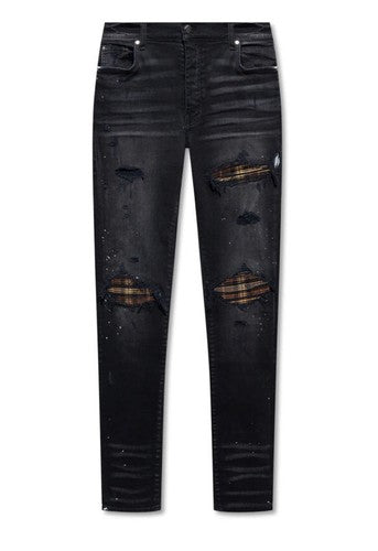 Amiri MX1 Black Brown Plaid