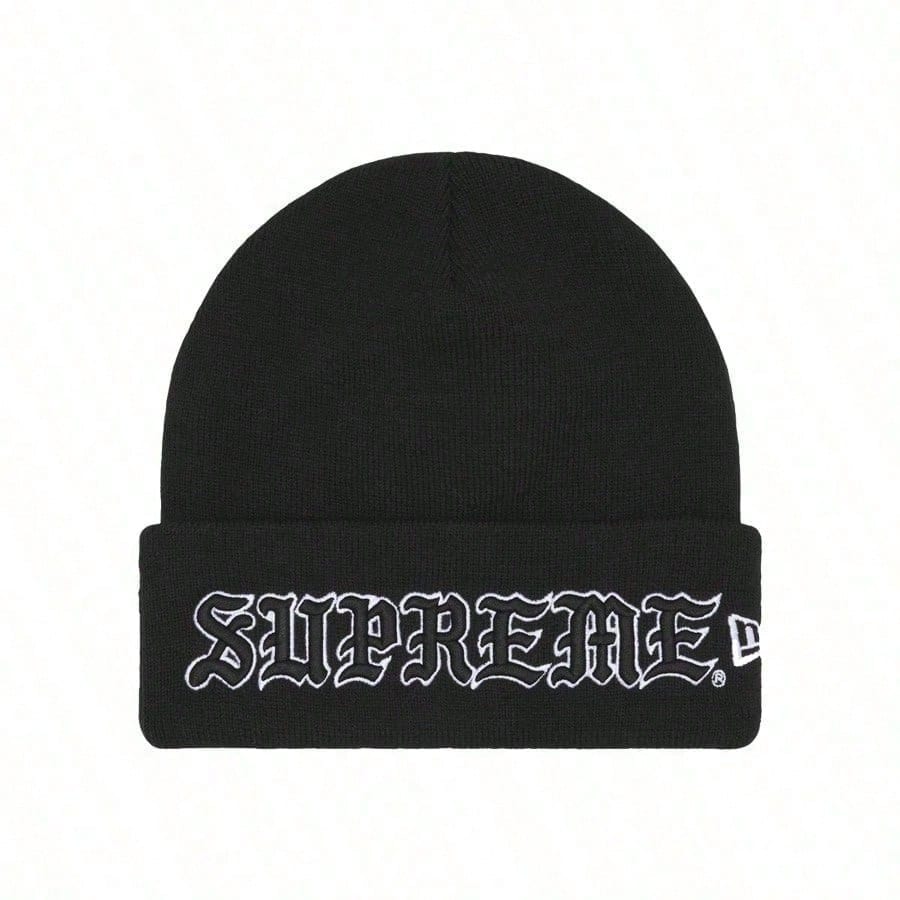 Supreme Unisex Old English Knit Beanie,