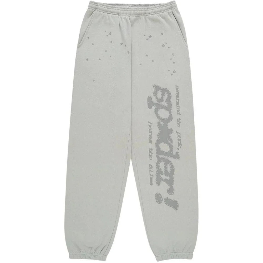 Sp5der Tonal Punk V2 Sweatpant Sport Grey