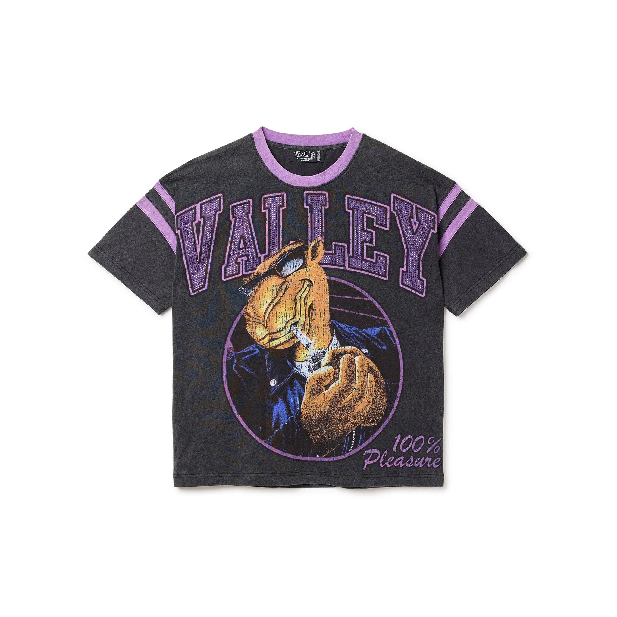 Vale Forever Purple Rays Bling Tee
