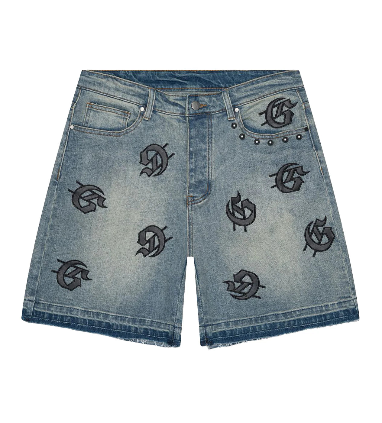 GodSpeed Infinity Denim Shorts Blue