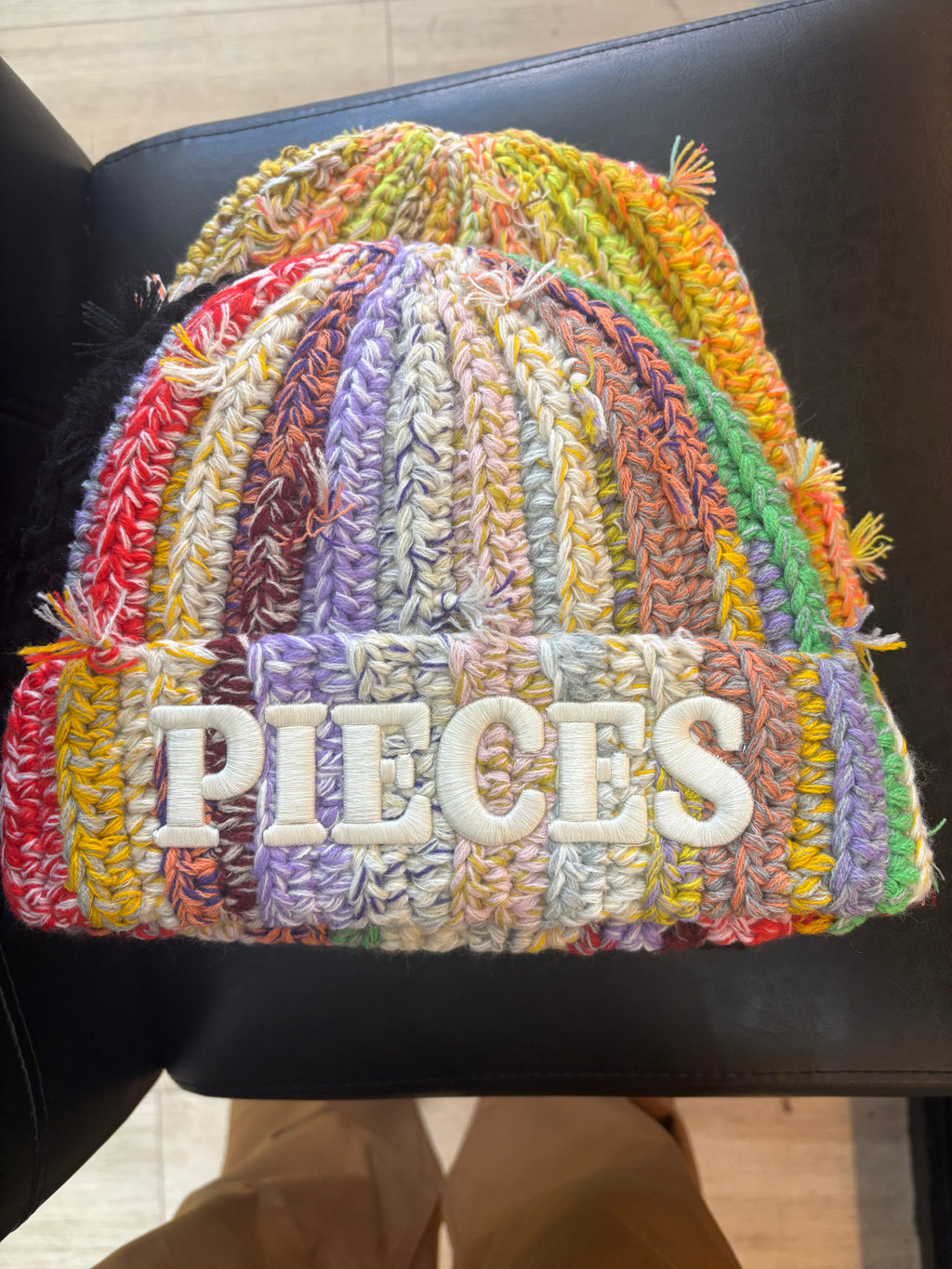 Pieces University knitted Beanie