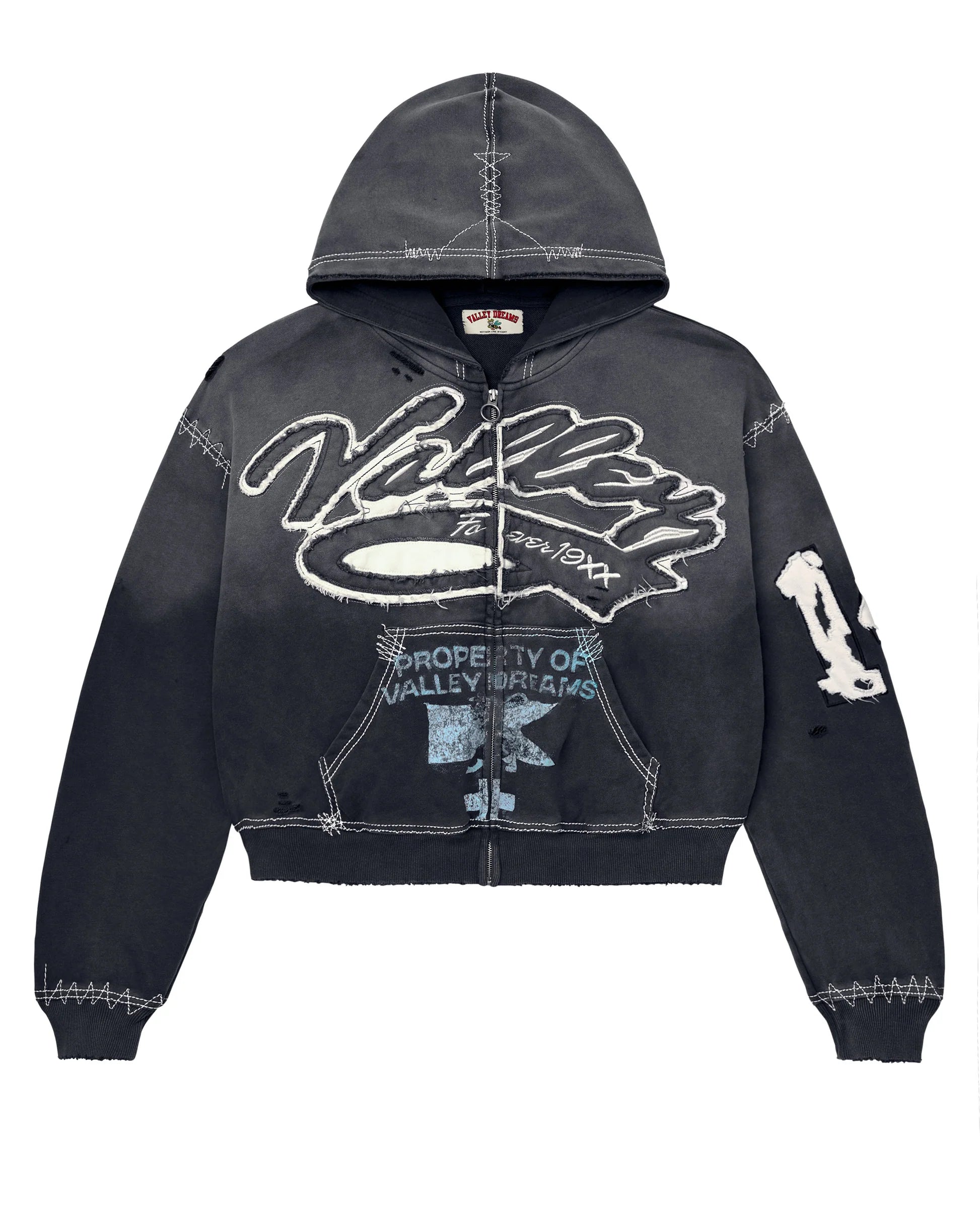 Vale Forever Religion Zip Hoodie Black