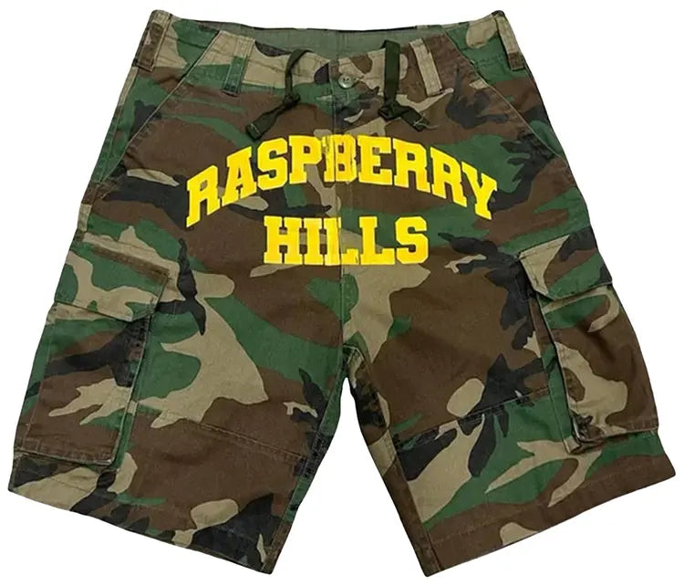 Raspberry Hills Camo Shorts