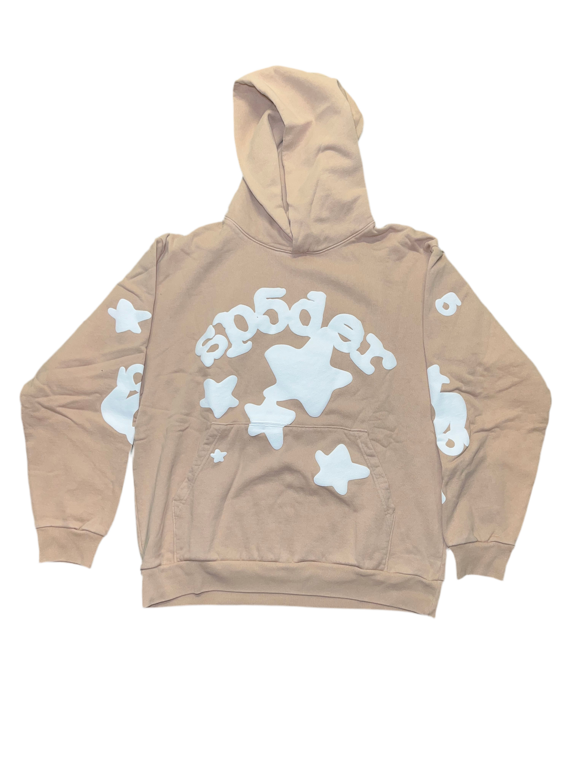 Sp5der Beluga Hoodie Tan
