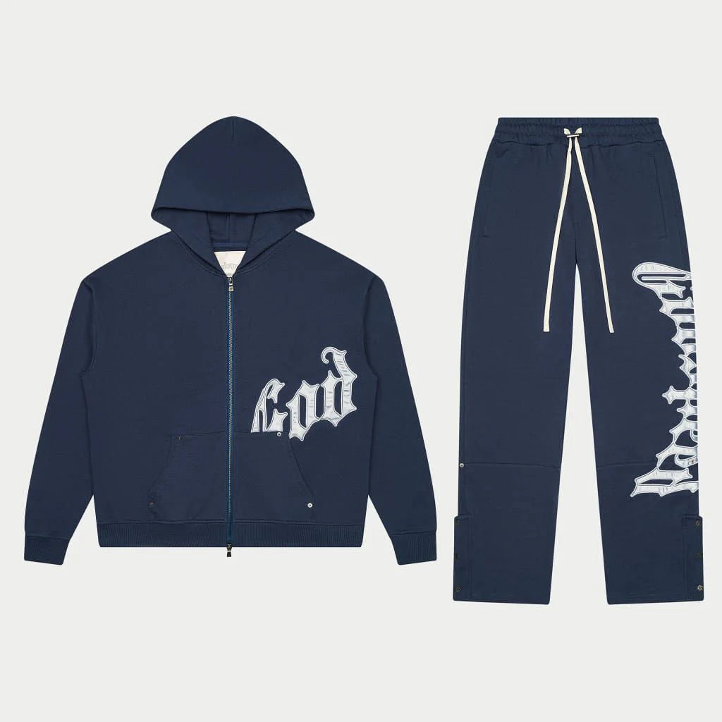 GODSPEED OG LOGO V2 JOGGING SET Navy Blue