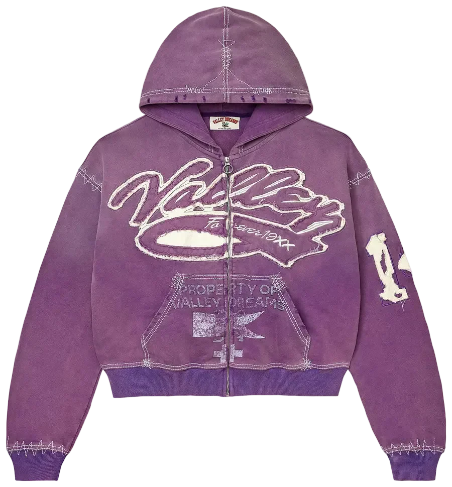 Vale Forever Religion Zip Hoodie Purple