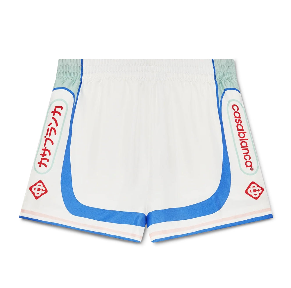Casablanca Fuji Dream Silk Shorts