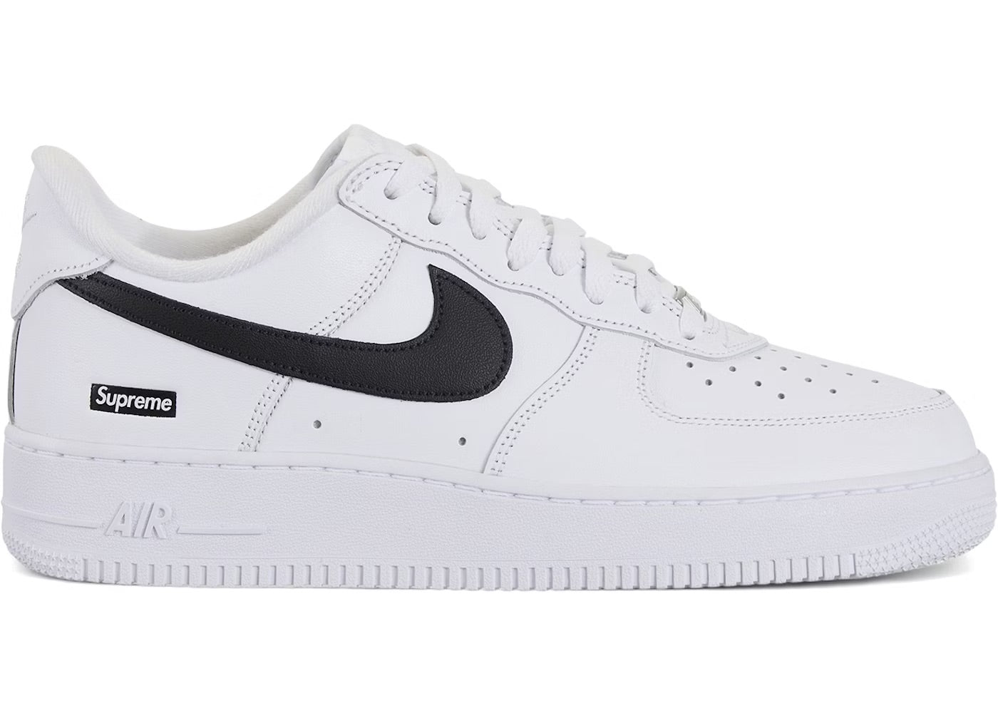 Nike Supreme x Air Force 1 Low 'Box Logo - White Black'