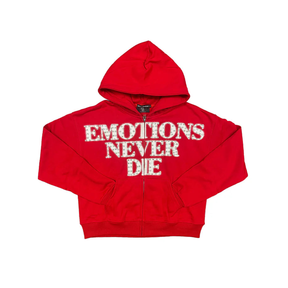 Mixed Emotion Rhinestone Hoodie