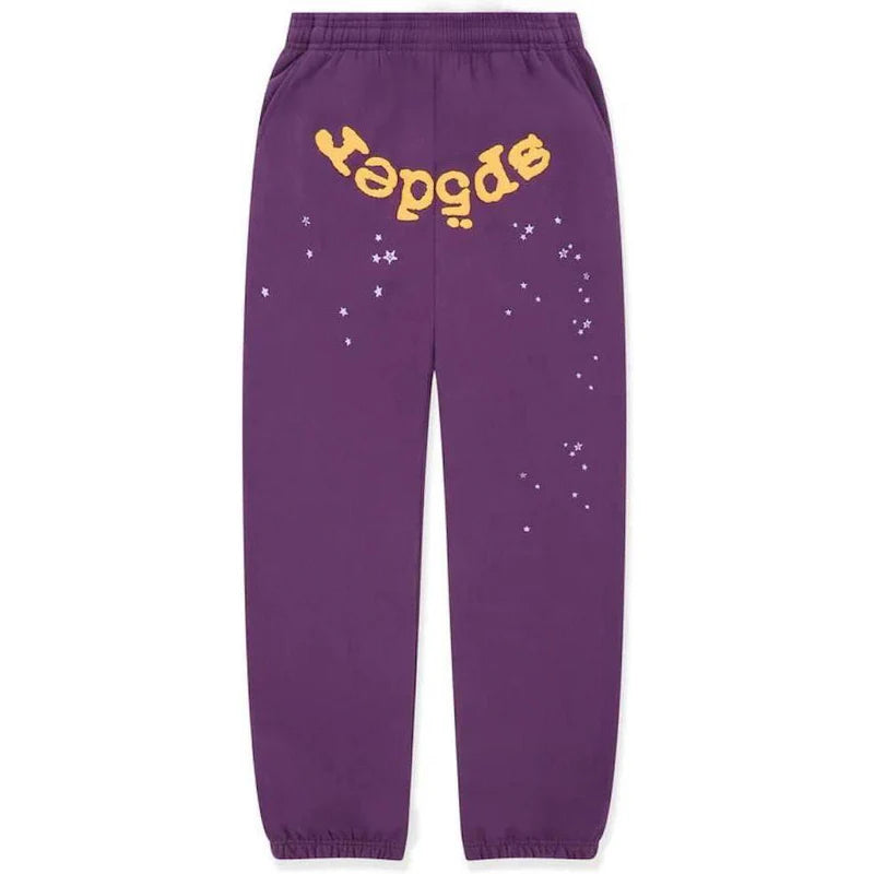 Sp5der Star OG Web V2 Sweatpant Purple