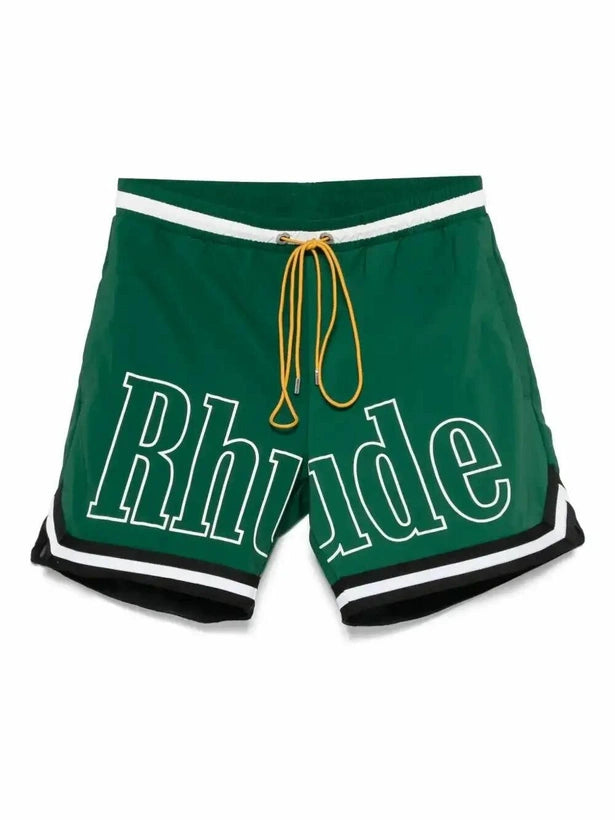 Rhude Logo Basketball Swim Shorts