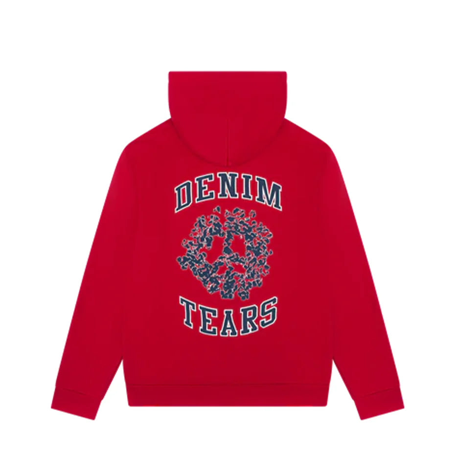 Denim Tears Denim University Zip Hoodie Red